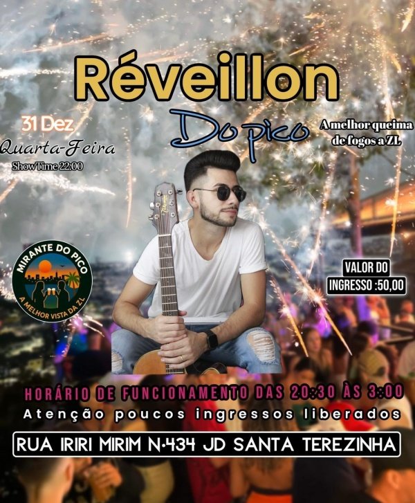 Imagem do evento RÉVEILLON DO PICO