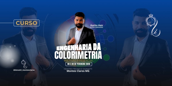 Imagem do evento ENGENHARIA DA COLORIMETRIA – COM KATITO HAIR