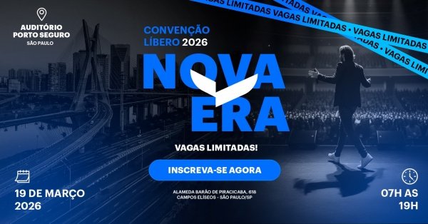 Imagem do evento Convenção Líbero 2026 - Nova Era