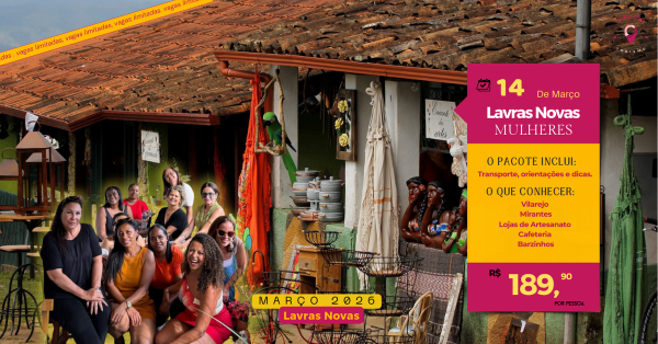 Imagem do evento Bate Volta Lavras  Novas