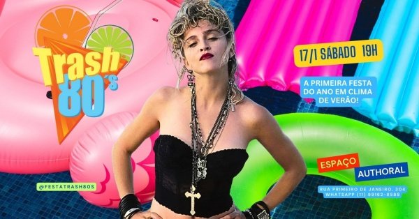 Imagem do evento Trash 80's no Authoral - 17/1/26