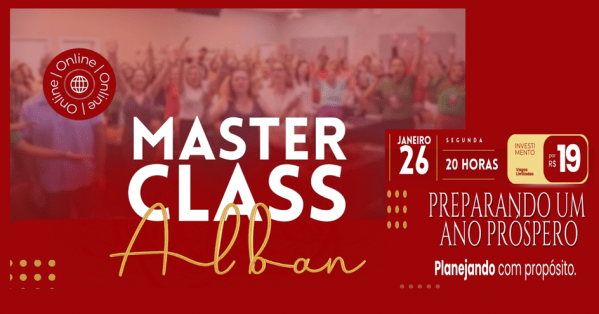 Imagem do evento Masterclass - Preparando um Ano Próspero: Planejamento com Propósito para 2026