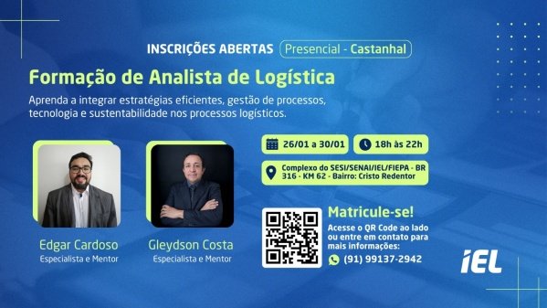 Imagem do evento Formação de Analista de Logística - Castanhal