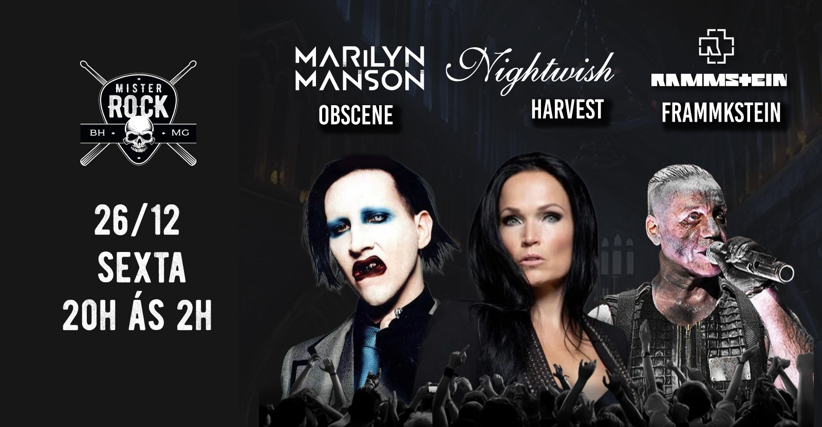 26.12 - Gothika: Rammstein, Marilyn Manson e Nightwish
