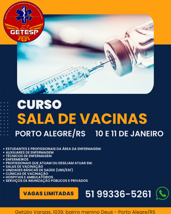 Imagem do evento SALA DE VACINAS PORTO ALEGRE