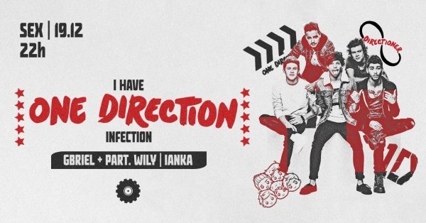 Imagem do evento i have ONE DIRECTION infection na Factory