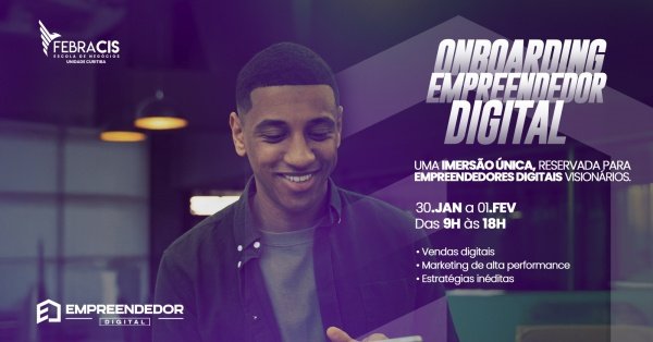 Imagem do evento Onboarding Empreendedor Digital - Estratégias, Vendas e Crescimento para 2026