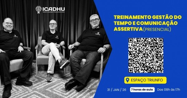 Imagem do evento Gestão do Tempo e Comunicação Assertiva