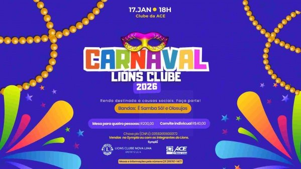 Imagem do evento CARNAVAL LIONS CLUBE 2026