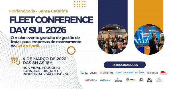 Imagem do evento FLEET CONFERENCE DAY - SUL - FLORIANÓPOLIS - SC