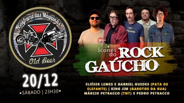 Imagem do evento Ícones do Rock Gaúcho!