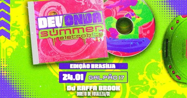 Imagem do evento Deu Onda Summer Eletrohits - Edição Brasília
