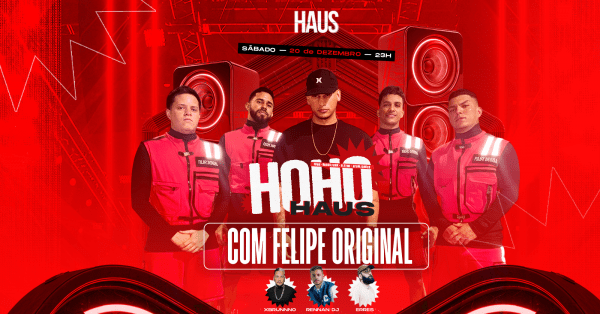 Imagem do evento HOHO HAUS COM FELIPE ORIGINAL SHOW AO VIVO