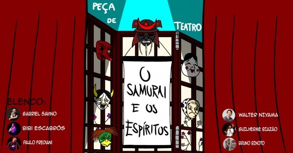 Imagem do evento Peça de teatro: O Samurai e os Espíritos
