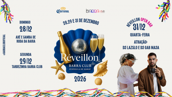 Imagem do evento REVEILLON OPEN BAR/ BARRA CLUB