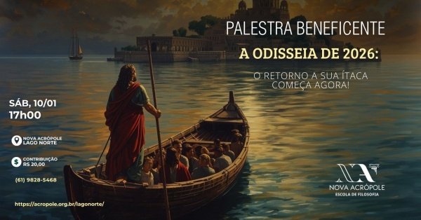 Imagem do evento Palestra - A Odisseia de 2026: O Retorno a Sua Ítaca Começa Agora.