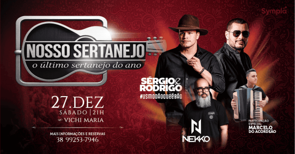 Imagem do evento NOSSO SERTANEJO - O último sertanejo do ano!
