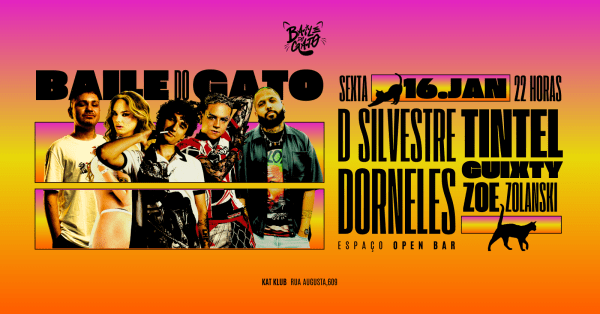 Imagem do evento BAILE DO GATO!