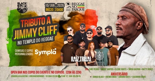 Imagem do evento 1° TRIBUTO A JIMMY CLIFF
