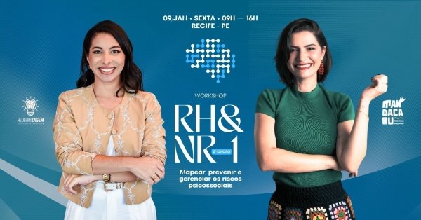 Imagem do evento Workshop RH & NR-1 [2ª ed. em PE]