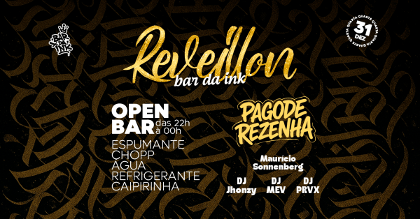 Imagem do evento RÉVEILLON 2026 BAR DA INK