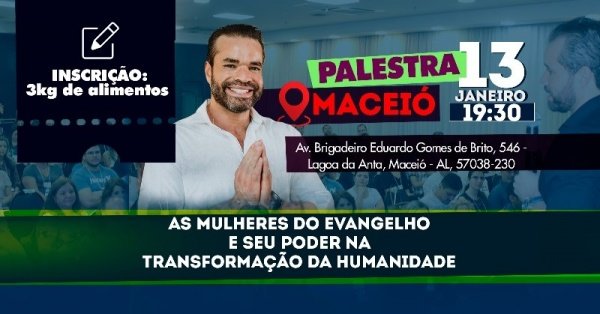 Imagem do evento Palestra Social: As mulheres no evangelho e seu poder na transformação da humanidade