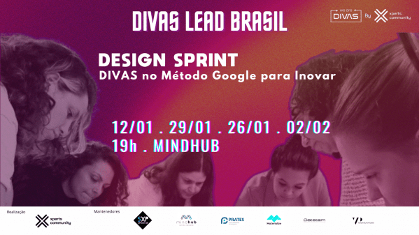 Imagem do evento Design Sprint: Divas na metodologia Google 