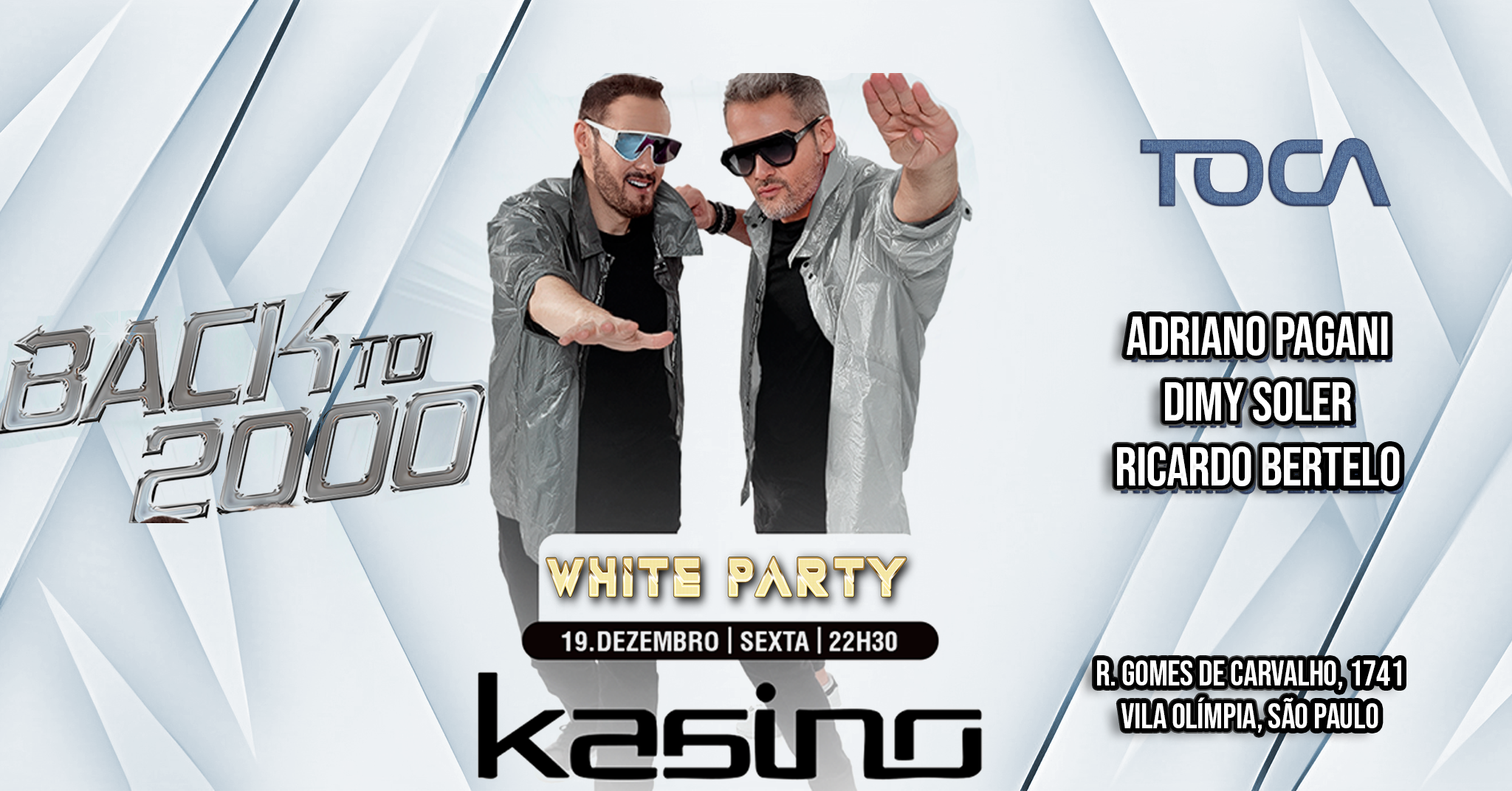 Back To 2000 White Party - Kasino em São Paulo