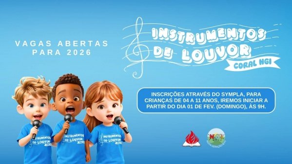 Imagem do evento Coral NGI - Instrumentos de Louvor - Turma 2026