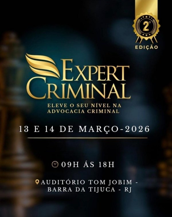 Imagem do evento 2ª Edição Expert Criminal