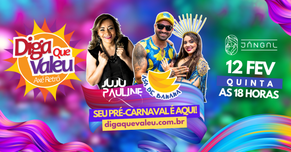 Imagem do evento DIGA QUE VALEU - AXÉ RETRÔ - 12/02/2026