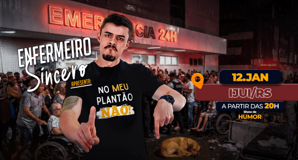 Imagem do evento ENFERMEIRO SINCERO EM IJUÍ