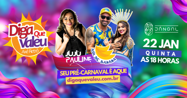 Imagem do evento DIGA QUE VALEU - AXÉ RETRÔ - 22/01/2026