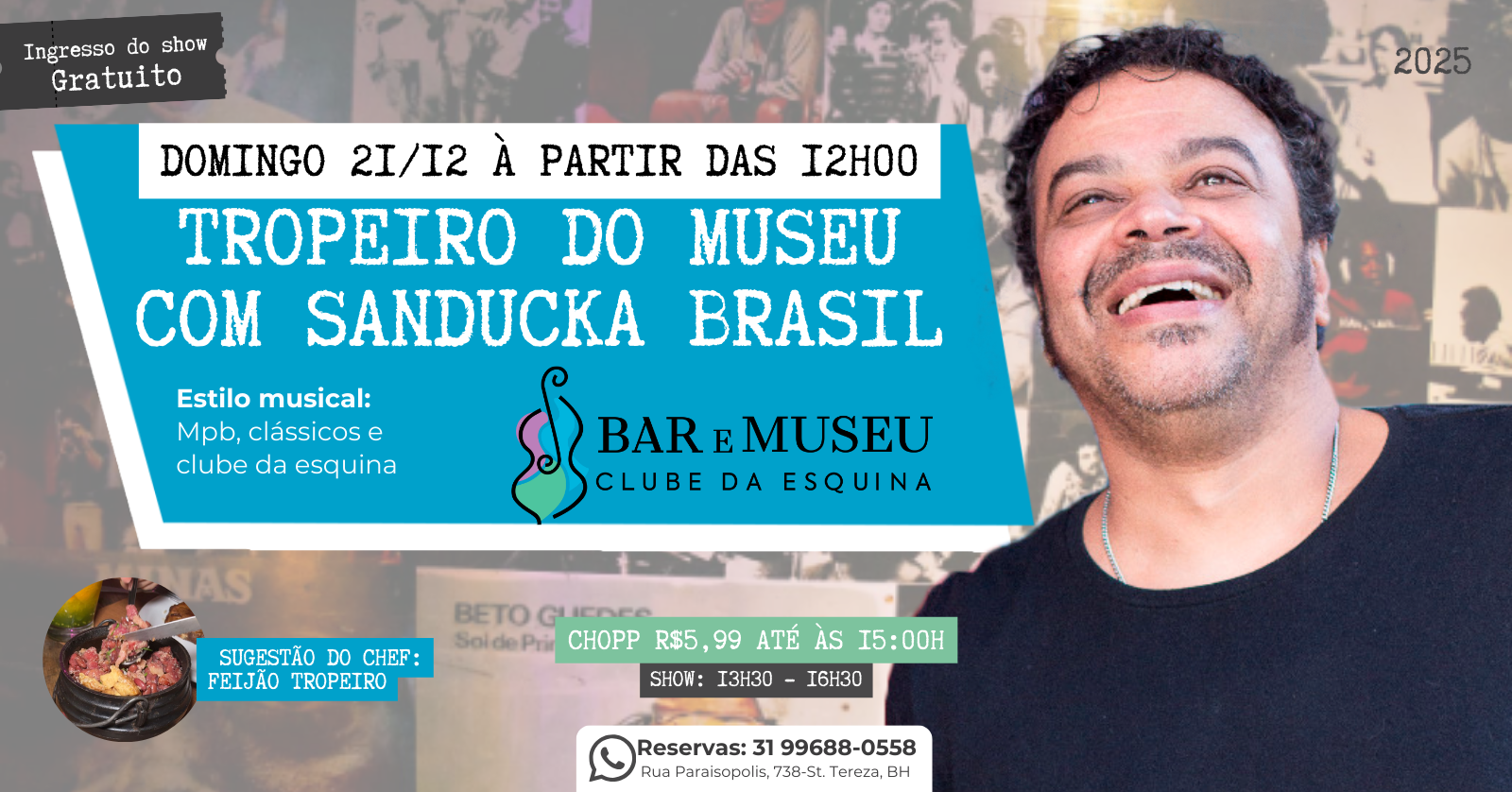 TROPEIRO NO MUSEU COM SANDUCKA BRASIL