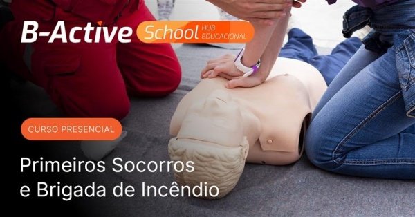 Imagem do evento Curso presencial | Primeiros Socorros e Brigada de incêndio