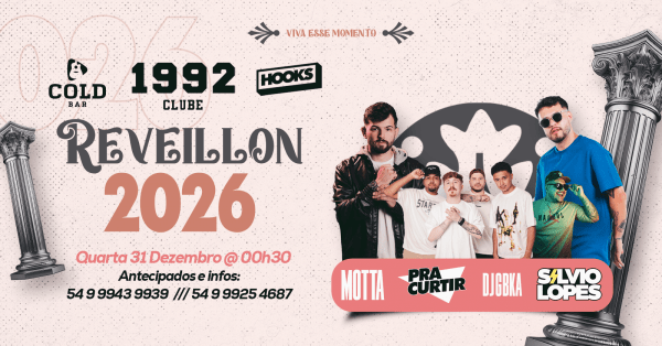 Imagem do evento Réveillon  CLUBE 1992  2026