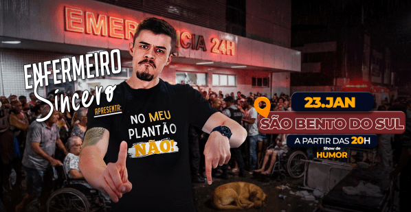 Imagem do evento ENFERMEIRO SINCERO EM SÃO BENTO DO SUL