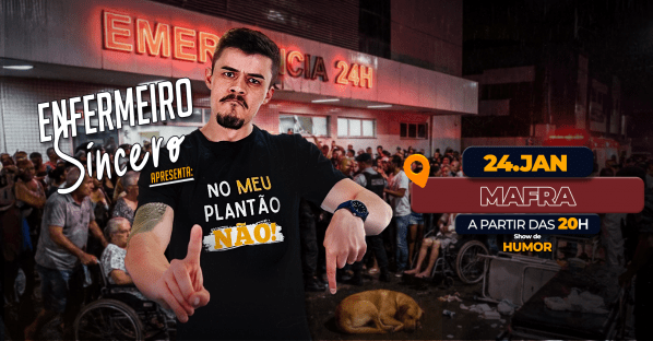 Imagem do evento ENFERMEIRO SINCERO EM MAFRA