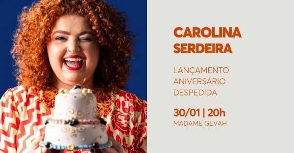 Imagem do evento Carolina Serdeira lança o álbum "Doce"