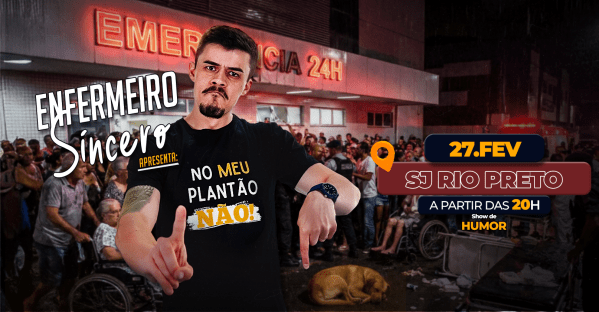 Imagem do evento ENFERMEIRO SINCERO EM SÃO JOSÉ DO RIO PRETO