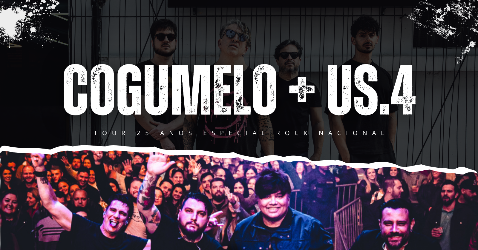 Cogumelo Plutão + US.4 Tour 25 anos "Especial Rock Nacional" - Florianópolis, SC