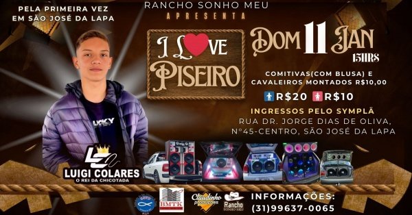 Imagem do evento I LOVE PISEIRO