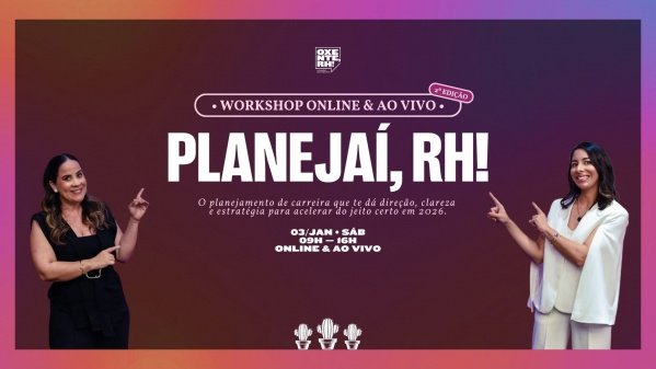 Imagem do evento Workshop PlanejAÍ, RH! [2ª ed]