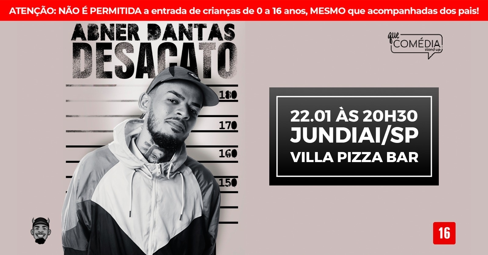 Abner Dantas em Jundiaí - Desacato - Stand Up Comedy