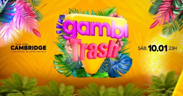 Imagem do evento GambiTrash de Verão