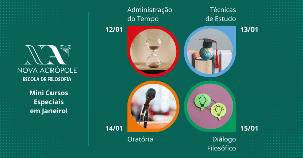 Imagem do evento Mini Cursos para começar bem o Ano na Nova Acrópole Asa Norte