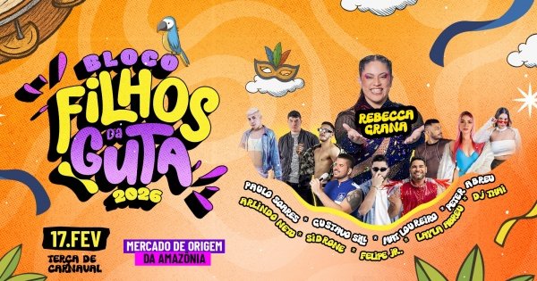 Imagem do evento BLOCO FILHOS DA GUTA 2026 | 17/FEV