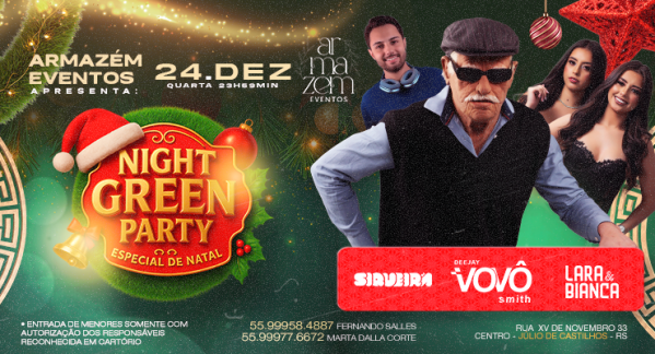 Imagem do evento Night Green Party Especial de Natal