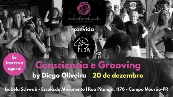 Imagem do evento workshop OM Flow - Presença e Grooving by Diego Oliveira
