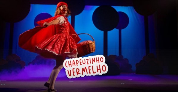 Imagem do evento CHAPEUZINHO VERMELHO 16/1 - 16H FÉRIAS NO TEATRO